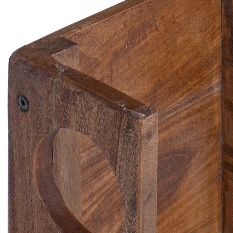 Casa si Gradina - Bucatarie si vesela - Accesorii bar - Suporturi bauturi - Rastel Maro 24 x 13 x 54 cm Lemn masiv de mahon - Infinity.ro