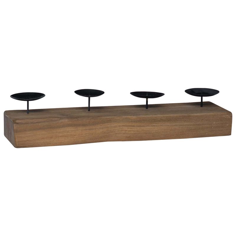 Casa si Gradina - Decoratiuni - Aromaterapie si lumanari - Suporturi lumanari - Suport pentru lumanari natural 50 x 15 x 10 cm - Infinity.ro