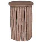 Casa si Gradina - Mobilier - Scaune si fotolii - Tabureti - Taburet natural 30 x 30 x 45 cm Lemn solid de tec - Infinity.ro