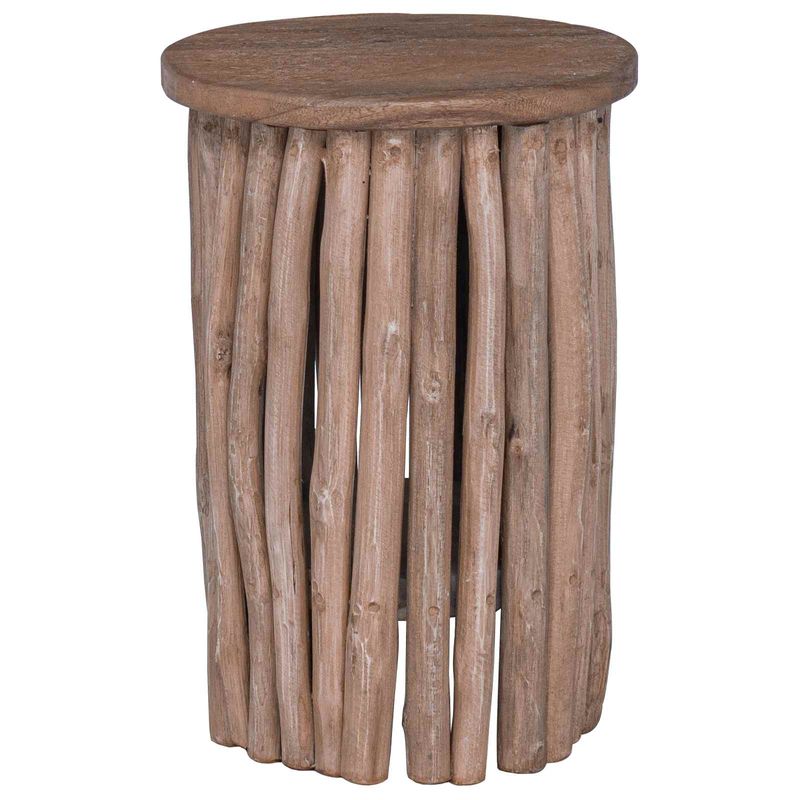 Casa si Gradina - Mobilier - Scaune si fotolii - Tabureti - Taburet natural 30 x 30 x 45 cm Lemn solid de tec - Infinity.ro