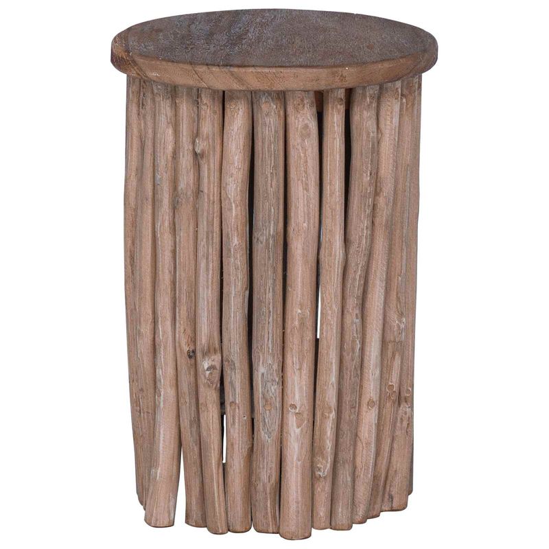 Casa si Gradina - Mobilier - Scaune si fotolii - Tabureti - Taburet natural 30 x 30 x 45 cm Lemn solid de tec - Infinity.ro