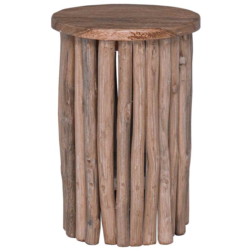 Casa si Gradina - Mobilier - Scaune si fotolii - Tabureti - Taburet natural 30 x 30 x 45 cm Lemn solid de tec - Infinity.ro