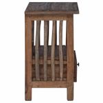 Casa si Gradina - Mobilier - Mese si birouri - Mese living - Noptiera cu sertar Maro 30 x 30 x 47 cm Lemn recuperat masiv - Infinity.ro