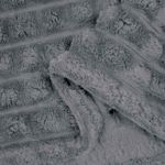 Casa si Gradina - Textile si covoare - Pături și cuverturi - Pături - Patura Gri inchis 270 x 240 cm Molton - Infinity.ro