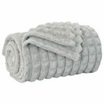 Casa si Gradina - Textile si covoare - Pături și cuverturi - Pături - Patura Gri 240 x 220 cm Molton - Infinity.ro