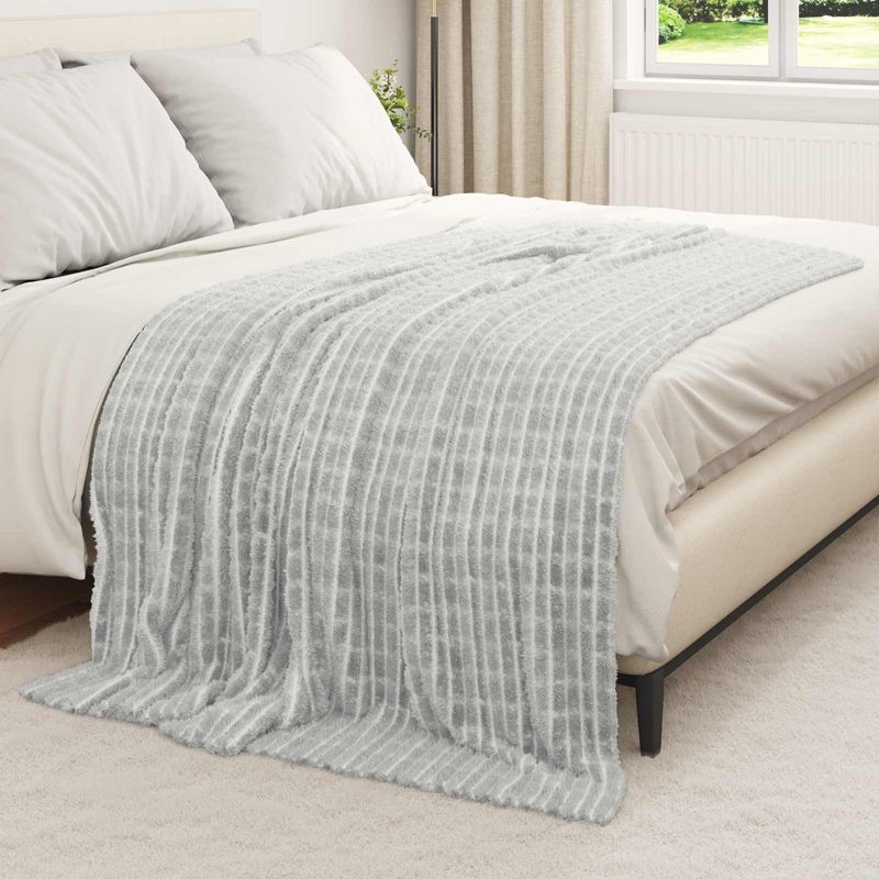 Casa si Gradina - Textile si covoare - Lenjerii de pat - Cearceafuri de pat - Paturi 6 pcs Gri 200 x 150 cm Molton - Infinity.ro