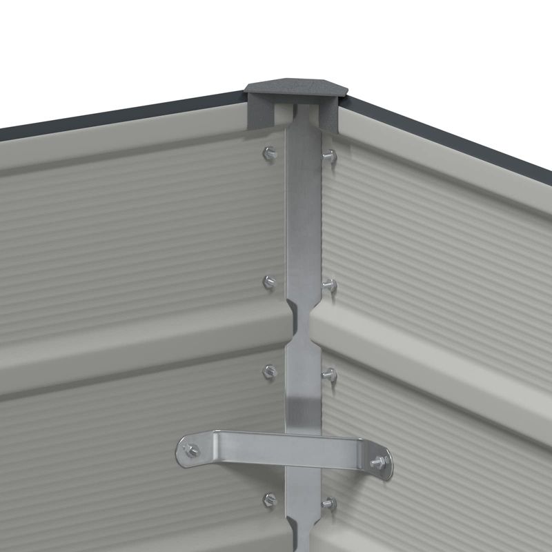 Casa si Gradina - Gradinarit si plante - Plante si ghivece - Ghivece si suporturi - Jardiniera Antracit 100 x 40 x 45 cm Otel - Infinity.ro