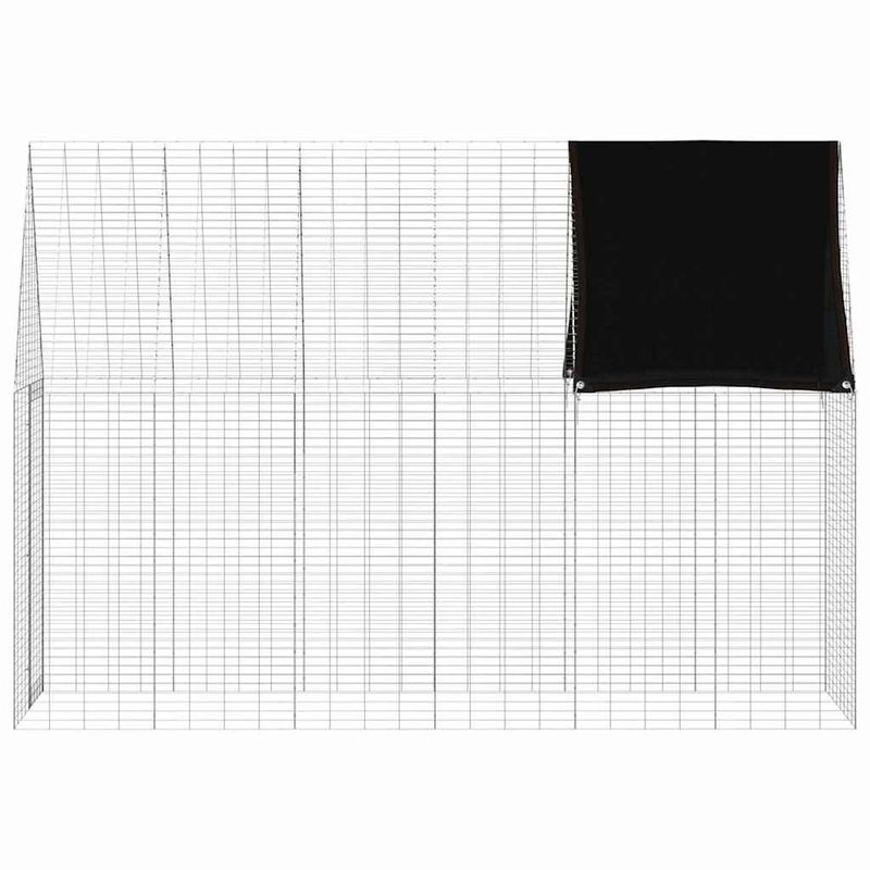 Petshop - Accesorii petshop - Culcusuri si custi - Custi interior si exterior - Custodie pentru iepuri Argintiu 300 x 100 x 210 cm - Infinity.ro