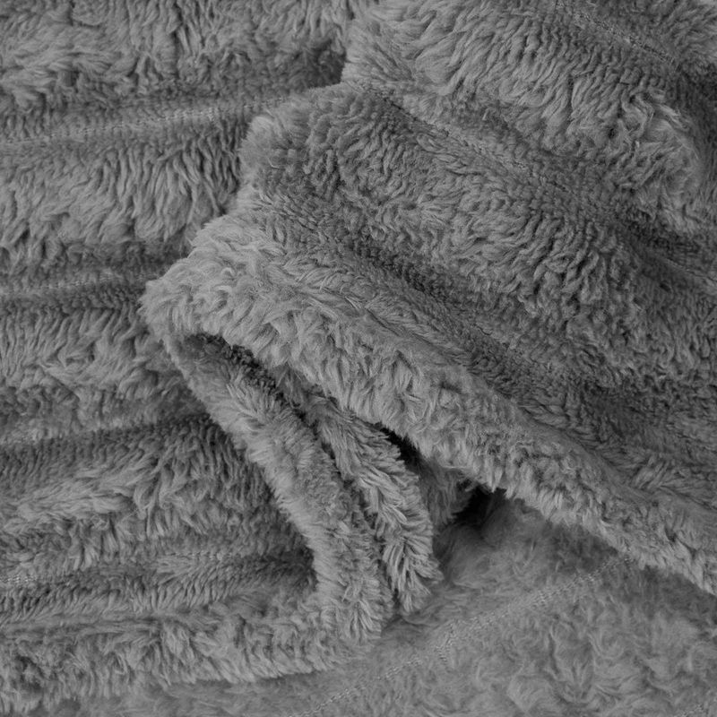 Casa si Gradina - Textile si covoare - Lenjerii de pat - Cearceafuri de pat - Paturi 6 pcs Gri inchis 240 x 220 cm Molton - Infinity.ro
