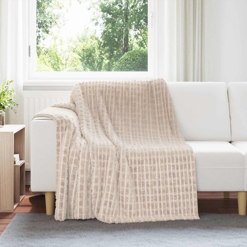 Casa si Gradina - Textile si covoare - Lenjerii de pat - Cearceafuri de pat - Paturi 6 pcs Bej 200 x 150 cm Molton - Infinity.ro