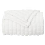 Casa si Gradina - Textile si covoare - Pături și cuverturi - Pături - Patura Alb 240 x 220 cm Molton - Infinity.ro