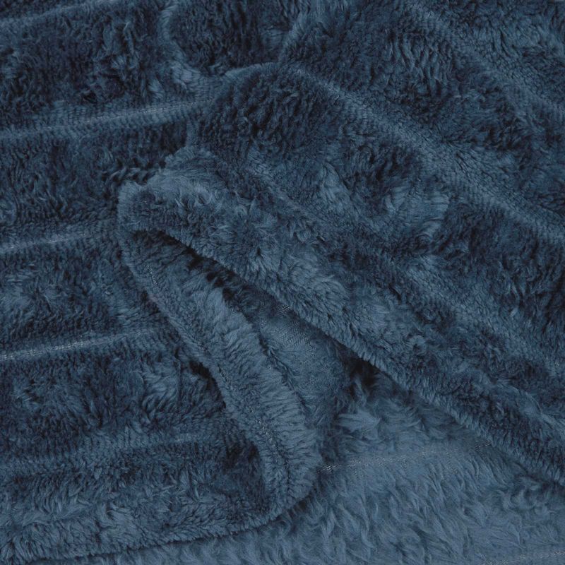 Casa si Gradina - Textile si covoare - Lenjerii de pat - Cearceafuri de pat - Paturi 6 pcs Albastru marin 270 x 240 cm Molton - Infinity.ro