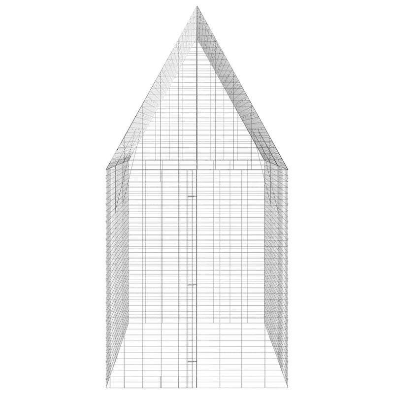 Petshop - Accesorii petshop - Culcusuri si custi - Custi interior si exterior - Custodie pentru iepuri Argintiu 300 x 100 x 210 cm - Infinity.ro