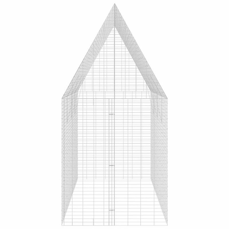 Petshop - Accesorii petshop - Culcusuri si custi - Custi interior si exterior - Custodie pentru iepuri Argintiu 400 x 100 x 210 cm - Infinity.ro