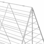 Petshop - Accesorii petshop - Culcusuri si custi - Custi interior si exterior - Custodie pentru iepuri Argintiu 400 x 100 x 210 cm - Infinity.ro