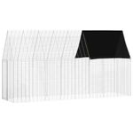 Petshop - Accesorii petshop - Culcusuri si custi - Custi interior si exterior - Custodie pentru iepuri Argintiu 400 x 100 x 210 cm - Infinity.ro