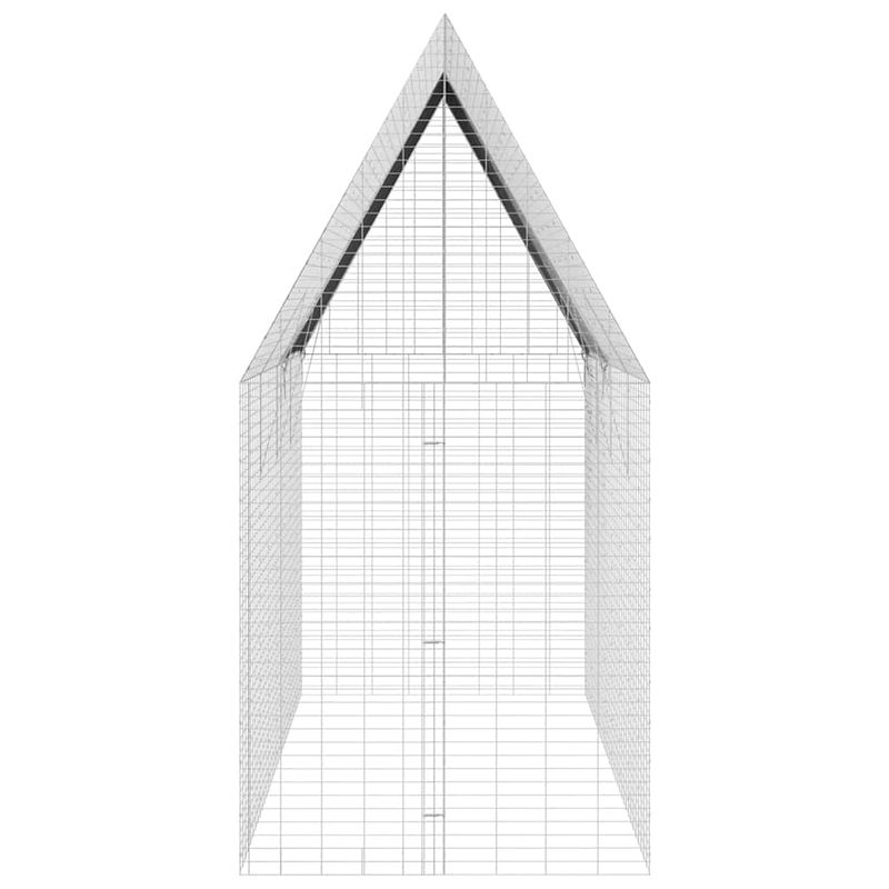 Petshop - Accesorii petshop - Culcusuri si custi - Custi interior si exterior - Custodie pentru iepuri Argintiu 400 x 100 x 210 cm - Infinity.ro