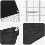 Petshop - Accesorii petshop - Culcusuri si custi - Custi interior si exterior - Custodie pentru iepuri Argintiu 400 x 100 x 210 cm - Infinity.ro