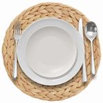 Casa si Gradina - Textile si covoare - Textile bucatarie - Servete si naproane - Servete de Masa tesute rotunde 10 pcs natural Ø 30 cm - Infinity.ro
