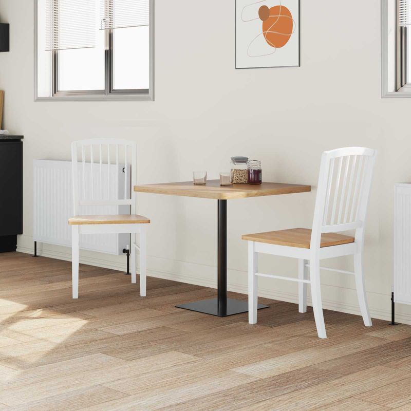 Casa si Gradina - Mobilier - Scaune si fotolii - Scaune - Scaune de dining 2 pcs Alb 50 x 52,5 x 91 cm - Infinity.ro