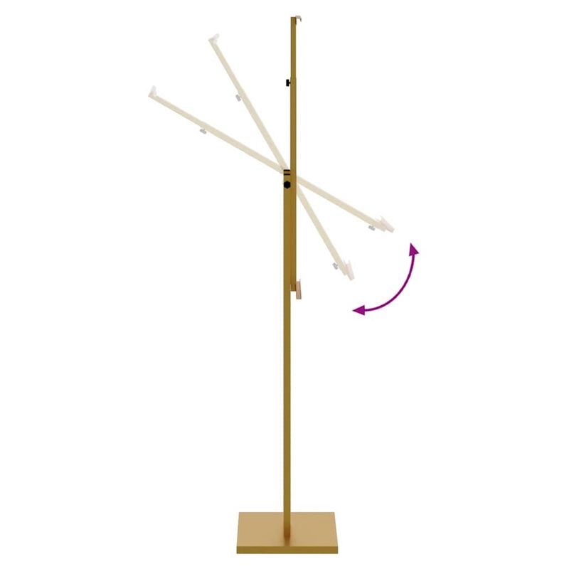 Casa si Gradina - Decoratiuni - Pereti despartitori si paravane - Panouri pentru Targuri Auriu 26,5 x 26,5 x 127 cm Otel - Infinity.ro