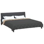 Casa si Gradina - Textile si covoare - Pături și cuverturi - Pături - Duvet complet pe tot parcursul anului Antracit si Taupe - Infinity.ro