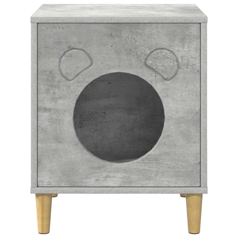 Petshop - Accesorii petshop - Jucarii animale - Ansambluri de joaca - Casa pentru pisici Beton 42,5 x 40 x 53 cm Lemn compozit - Infinity.ro