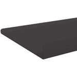 Casa si Gradina - Mobilier - Biblioteci si rafturi - Rafturi - Raft de perete cu Raft Pe perete 2 pcs Negru 60 x 18 x 2,5 cm - Infinity.ro