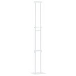 Casa si Gradina - Decoratiuni - Pereti despartitori si paravane - Panouri pentru Targuri Alb 30 x 24 x 214 cm Otel - Infinity.ro