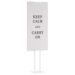 Casa si Gradina - Decoratiuni - Pereti despartitori si paravane - Panouri pentru Targuri Alb 30 x 24 x 214 cm Otel - Infinity.ro