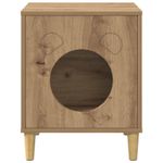 Petshop - Accesorii petshop - Jucarii animale - Ansambluri de joaca - Casa pentru pisici Stejar artizanal 42,5 x 40 x 53 cm - Infinity.ro