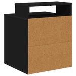 Petshop - Accesorii petshop - Jucarii animale - Ansambluri de joaca - Casa pentru pisici Negru 42,5 x 40 x 53,5 cm Lemn compozit - Infinity.ro