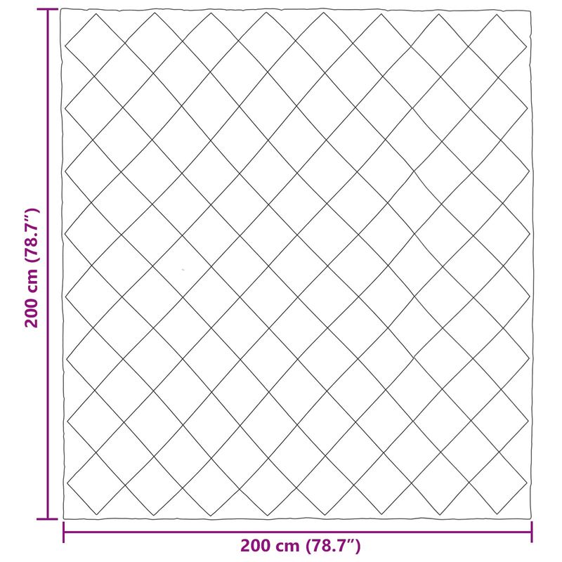 Casa si Gradina - Textile si covoare - Perne si pilote - Pilote - Pilota de vara Negru si Taupe 200 x 200 cm Microfibra - Infinity.ro