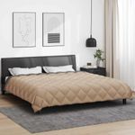 Casa si Gradina - Textile si covoare - Perne si pilote - Pilote - Duvet de iarna Antracit si Taupe 240 x 260 cm Microfibra - Infinity.ro