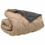 Casa si Gradina - Textile si covoare - Perne si pilote - Pilote - Duvet de iarna Antracit si Taupe 240 x 260 cm Microfibra - Infinity.ro