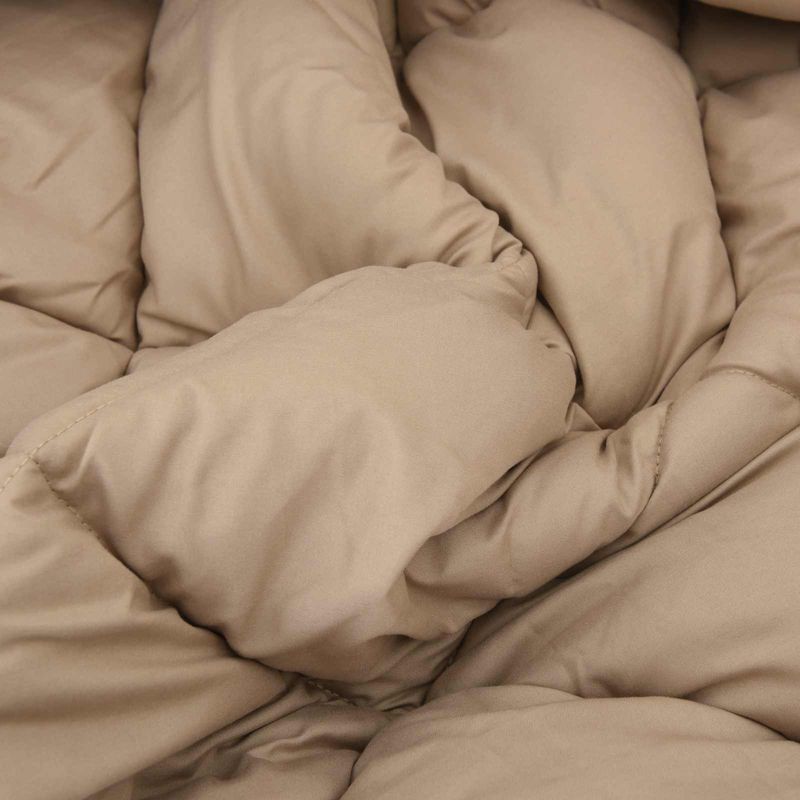 Casa si Gradina - Textile si covoare - Perne si pilote - Pilote - Duvet de iarna Antracit si Taupe 240 x 260 cm Microfibra - Infinity.ro