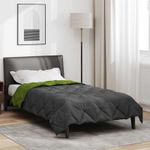 Casa si Gradina - Textile si covoare - Perne si pilote - Pilote - Pilota de vara Verde si Antracit 220 x 135 cm Microfibra - Infinity.ro
