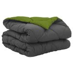 Casa si Gradina - Textile si covoare - Perne si pilote - Pilote - Pilota de vara Verde si Antracit 220 x 135 cm Microfibra - Infinity.ro