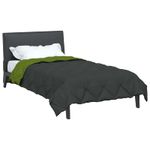 Casa si Gradina - Textile si covoare - Perne si pilote - Pilote - Pilota de vara Verde si Antracit 220 x 135 cm Microfibra - Infinity.ro