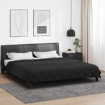 Casa si Gradina - Textile si covoare - Perne si pilote - Pilote - Pilota de vara Negru 240 x 260 cm Microfibra - Infinity.ro