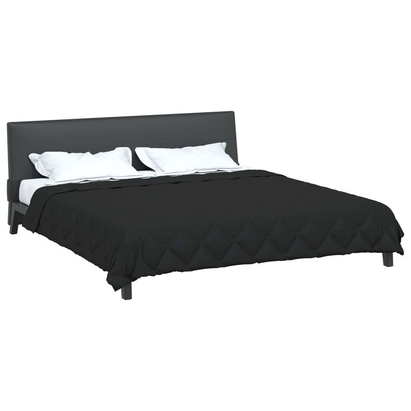 Casa si Gradina - Textile si covoare - Perne si pilote - Pilote - Pilota de vara Negru 240 x 260 cm Microfibra - Infinity.ro