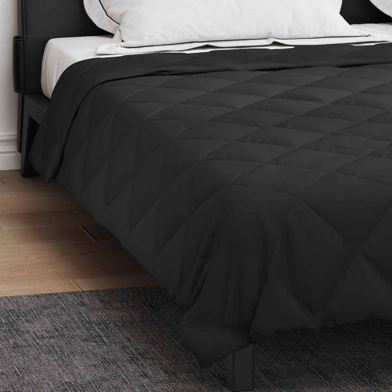 Casa si Gradina - Textile si covoare - Perne si pilote - Pilote - Pilota de vara Negru 240 x 260 cm Microfibra - Infinity.ro