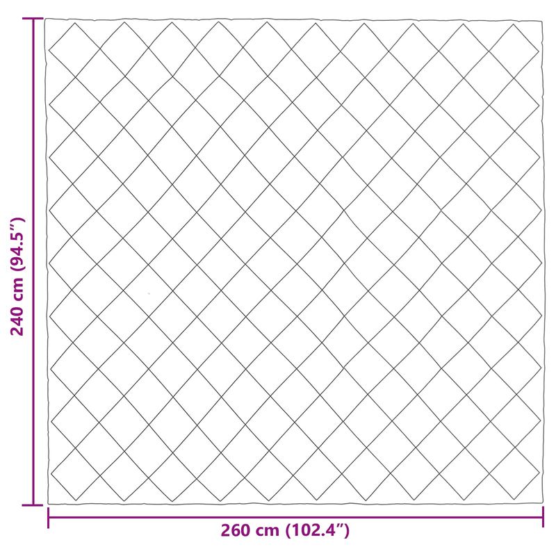 Casa si Gradina - Textile si covoare - Perne si pilote - Pilote - Pilota de vara Negru 240 x 260 cm Microfibra - Infinity.ro