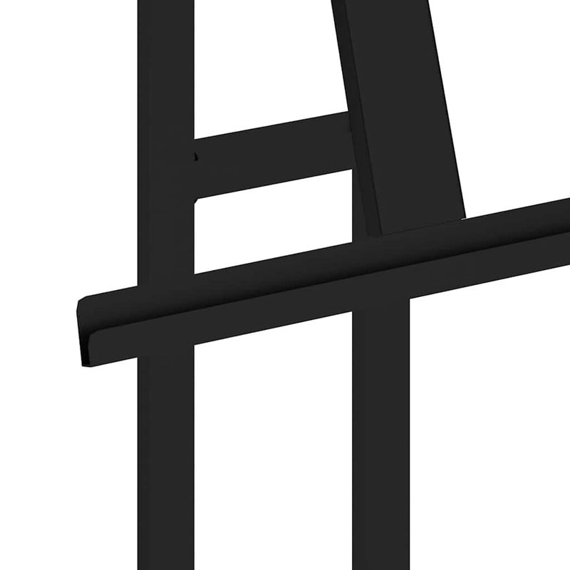 Casa si Gradina - Decoratiuni - Pereti despartitori si paravane - Panouri pentru Targuri Negru 26,5 x 26,5 x 127 cm Otel - Infinity.ro