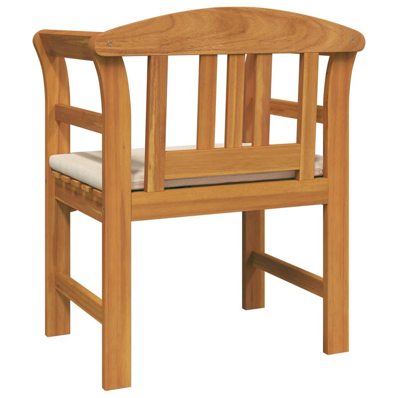 Casa si Gradina - Gradina si terasa - Mobilier exterior - Bancute de gradina - Banca cu perna Finisaj cu ulei natural 68,5 x 46 x 82,5 cm - Infinity.ro