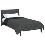 Casa si Gradina - Textile si covoare - Perne si pilote - Pilote - Pilota de vara Negru si antracit 220 x 140 cm Microfibra - Infinity.ro