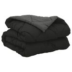 Casa si Gradina - Textile si covoare - Perne si pilote - Pilote - Pilota de vara Negru si antracit 220 x 140 cm Microfibra - Infinity.ro