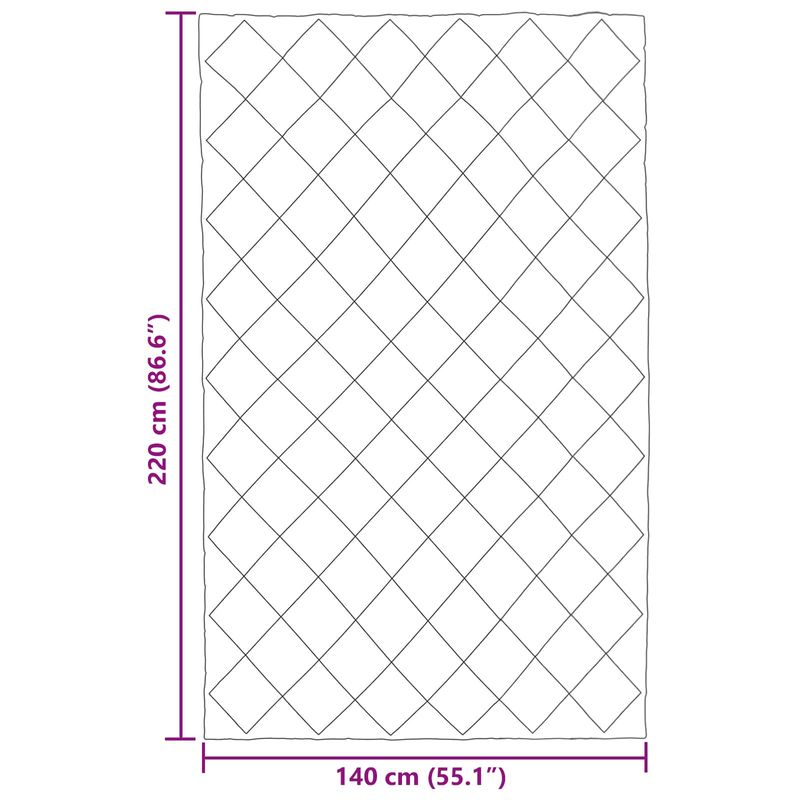 Casa si Gradina - Textile si covoare - Perne si pilote - Pilote - Pilota de vara Negru si antracit 220 x 140 cm Microfibra - Infinity.ro