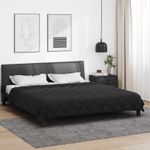 Casa si Gradina - Textile si covoare - Pături și cuverturi - Pături - Duvet complet pe tot parcursul anului Negru 220 x 200 cm - Infinity.ro