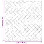 Casa si Gradina - Textile si covoare - Pături și cuverturi - Pături - Duvet complet pe tot parcursul anului Gri deschis si antracit - Infinity.ro